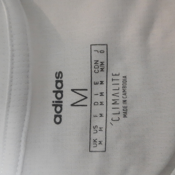 Adidas - Essentials 3 Stripe T Shirt (Dry Fit) - Picture 3 of 4